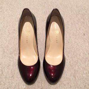 High heel dress pump, Ivanka Trump, deep wine